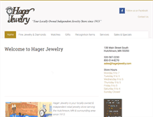 Tablet Screenshot of hagerjewelry.com